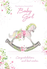 6pk Cards C50 Baby Girl - Tiger Feet Ireland