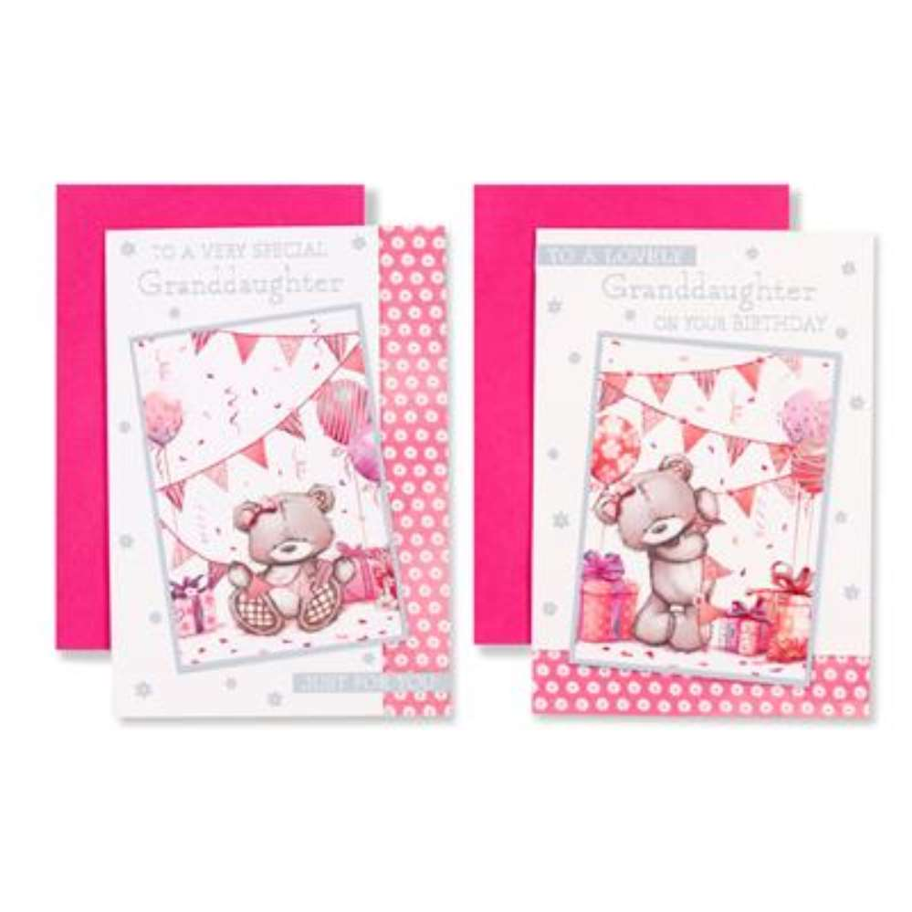 12pk Cards C50 Birthday Granddaughter - Tiger Feet Ireland