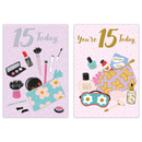 12pk Cards C50 Birthday Age 15 - Tiger Feet Ireland