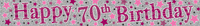 6pk Banners Birthday Age 70 - Tiger Feet Ireland