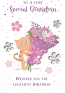 6pk Cards C50 Birthday Grandma - Tiger Feet Ireland