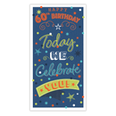 6pk Cards C55 Birthday Age 60 - Tiger Feet Ireland