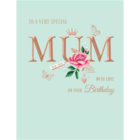 6pk Cards C50 Birthday Mum - Tiger Feet Ireland