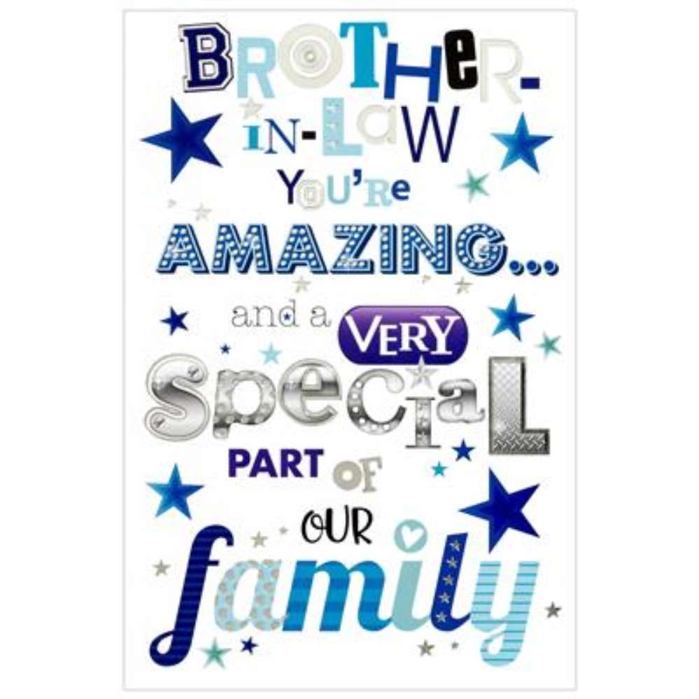 6pk Cards C50 Birthday Brother-In-Law - Tiger Feet Ireland