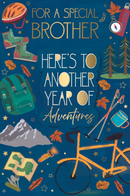 6pk Cards C75 Birthday Brother - Tiger Feet Ireland