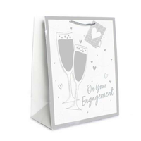 6pk Gift Bags Large Portrait Champagne - Tiger Feet Ireland