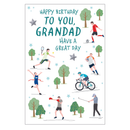 6pk Cards C75 Birthday Grandad - Tiger Feet Ireland