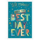 6pk Cards C75 Birthday Age 18 - Tiger Feet Ireland