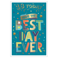 6pk Cards C75 Birthday Age 18 - Tiger Feet Ireland