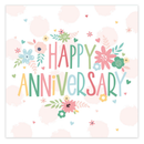 6pk Cards Square Your Anniversary - Tiger Feet Ireland