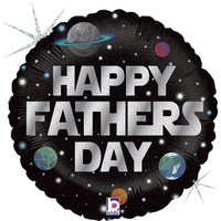 Foil Balloon 18in Galactic Father's Day - Tiger Feet Ireland