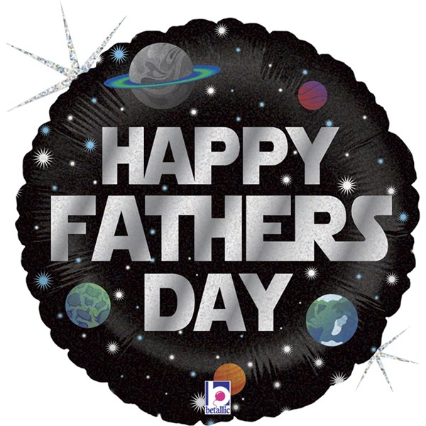 Foil Balloon 18in Galactic Father's Day - Tiger Feet Ireland