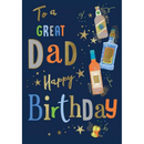 6pk Cards C75 Birthday Dad - Tiger Feet Ireland