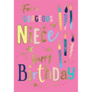 6pk Cards C75 Birthday Niece - Tiger Feet Ireland