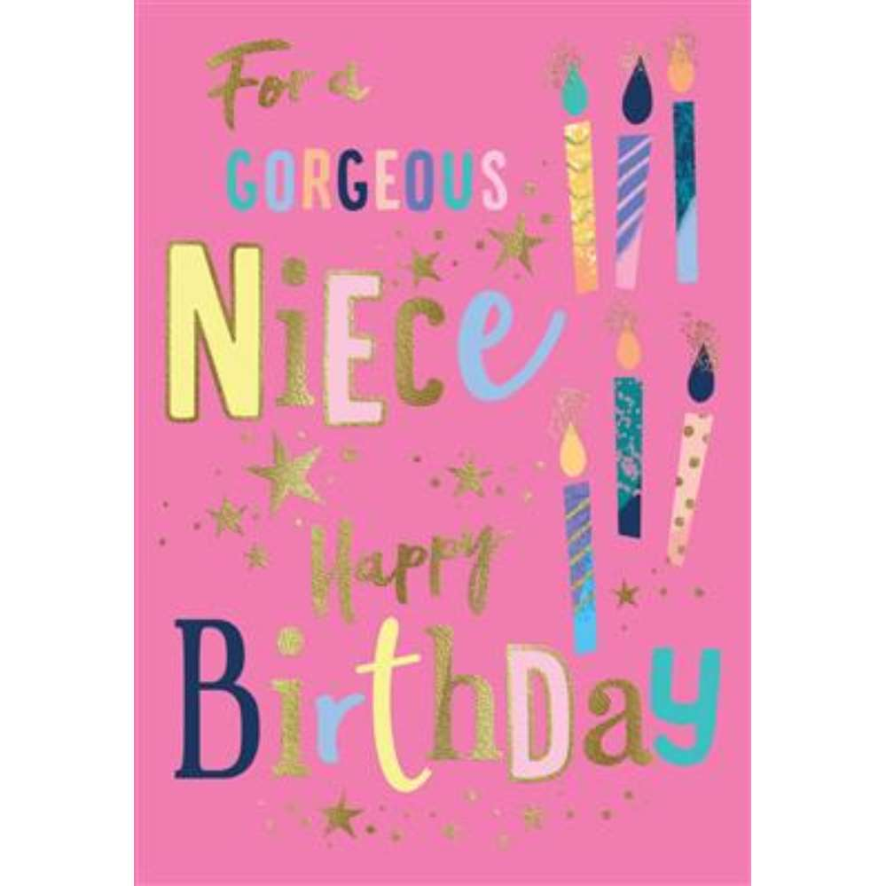 6pk Cards C75 Birthday Niece - Tiger Feet Ireland