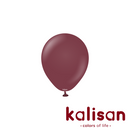 100ct Latex Balloon 5" Standard Burgundy Kalisan - Tiger Feet Ireland