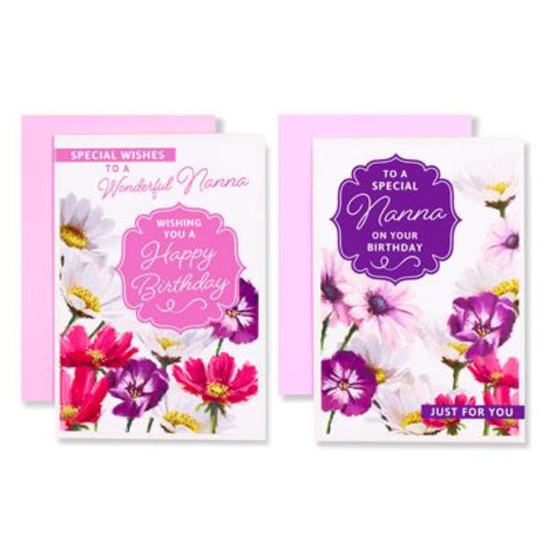 Poppyhill C50 Birthday Nanna 12pk