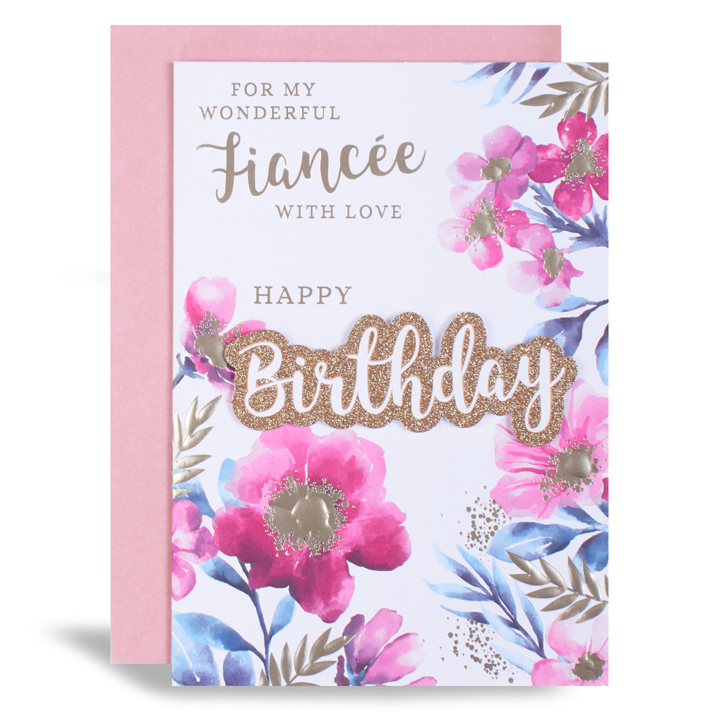 6pk Cards C90 Birthday Fiancée - Tiger Feet Ireland