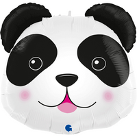 Foil Balloon 29" Supershape Panda Head - Tiger Feet Ireland
