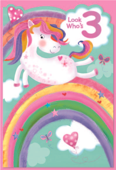 6pk Cards ED C50 Age 3 Juvenile Girl - Tiger Feet Ireland
