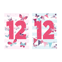 12pk Cards C50 Birthday Age 12 - Tiger Feet Ireland