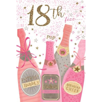 6pk Cards C50 Birthday Age 18 - Tiger Feet Ireland