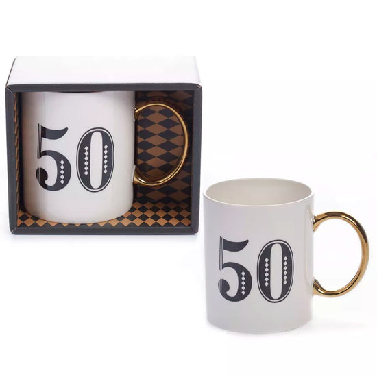 Tiger Feet Mug Age 50 Art Deco
