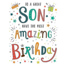 6pk Cards C50 Birthday Son - Tiger Feet Ireland