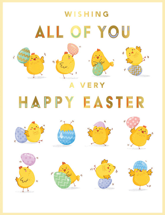 6pk Cards EA C50 Little Chicks - Tiger Feet Ireland