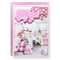 6pk Cards C90 Birth Congratulations - Tiger Feet Ireland