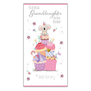 6pk Cards C55 Birthday Granddaughter - Tiger Feet Ireland