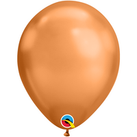100ct Latex Balloons 11" Chrome Copper - Tiger Feet Ireland