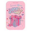 6pk Cards C75 Birthday Niece - Tiger Feet Ireland