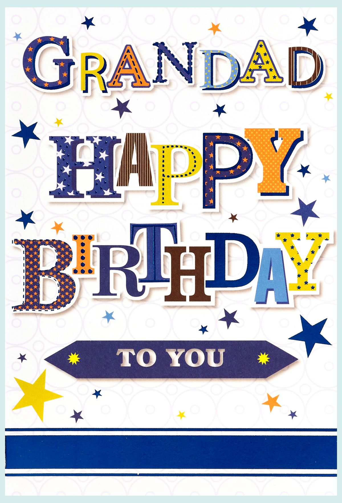 6pk Cards C50 Birthday Grandad - Tiger Feet Ireland