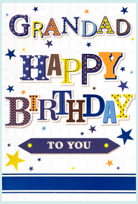 6pk Cards C50 Birthday Grandad - Tiger Feet Ireland