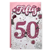 6pk Cards C75 Birthday Age 50 - Tiger Feet Ireland