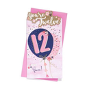6pk Cards C55 Birthday Age 12 - Tiger Feet Ireland