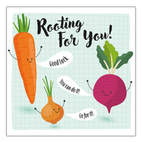 6pk Cards Square Good Luck - Tiger Feet Ireland