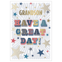 6pk Cards C50 Birthday Grandson - Tiger Feet Ireland