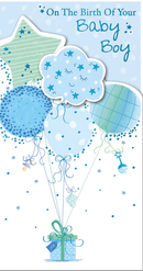 6pk Cards C55 Birth Congratulations - Tiger Feet Ireland