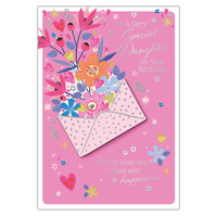 6pk Cards C90 Birthday Daughter - Tiger Feet Ireland