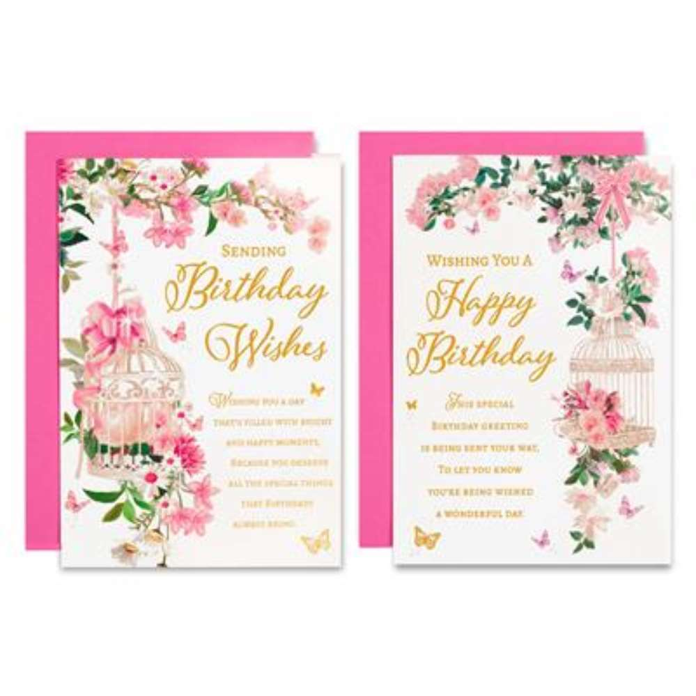 12pk Cards C50 Birthday Open - Tiger Feet Ireland