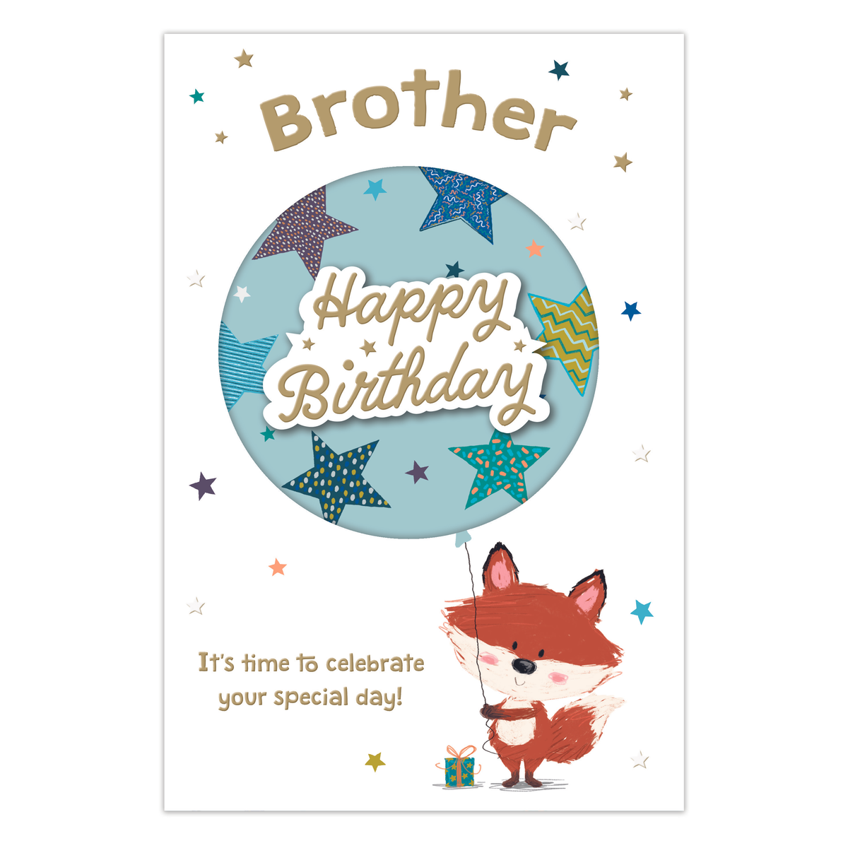6pk Cards C75 Birthday Brother - Tiger Feet Ireland