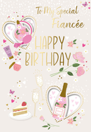 6pk Cards C90 Birthday Fiancée - Tiger Feet Ireland