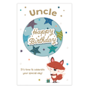 6pk Cards C75 Birthday Uncle - Tiger Feet Ireland