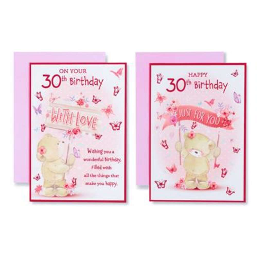 12pk Cards C50 Birthday Age 30 - Tiger Feet Ireland