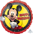 Foil Blln 18in Rnd Mickey Mouse Forever Birthday - Tiger Feet Ireland