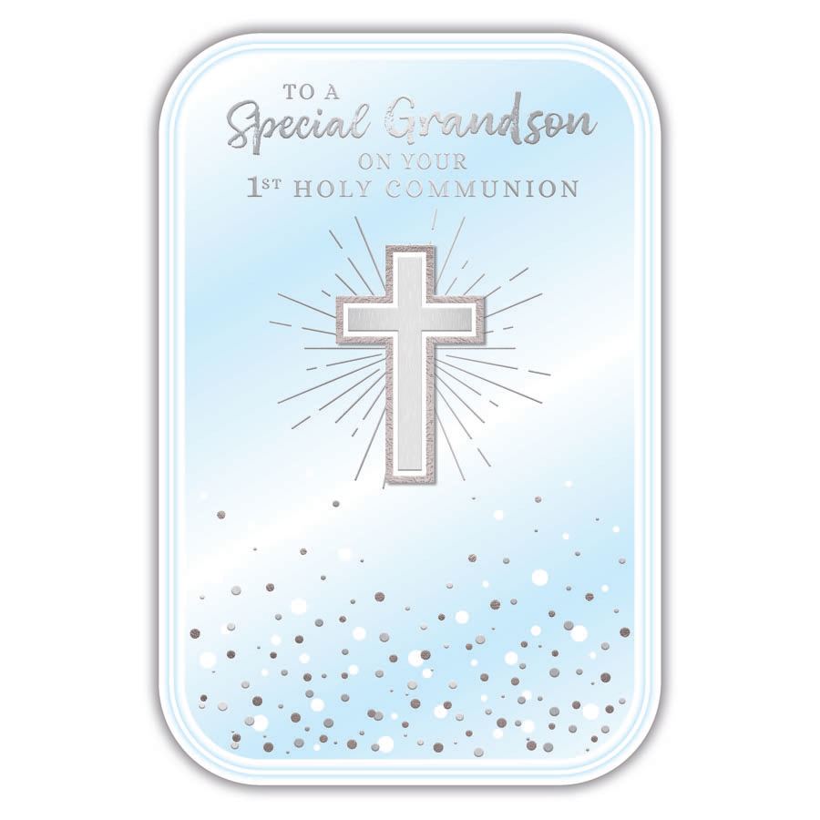6pk Cards C75 Communion Grandson - Tiger Feet Ireland