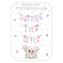 6pk Cards C90 Sister & Brother-In-Law Anniversary - Tiger Feet Ireland