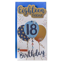 6pk Cards C55 Birthday Age 18 - Tiger Feet Ireland